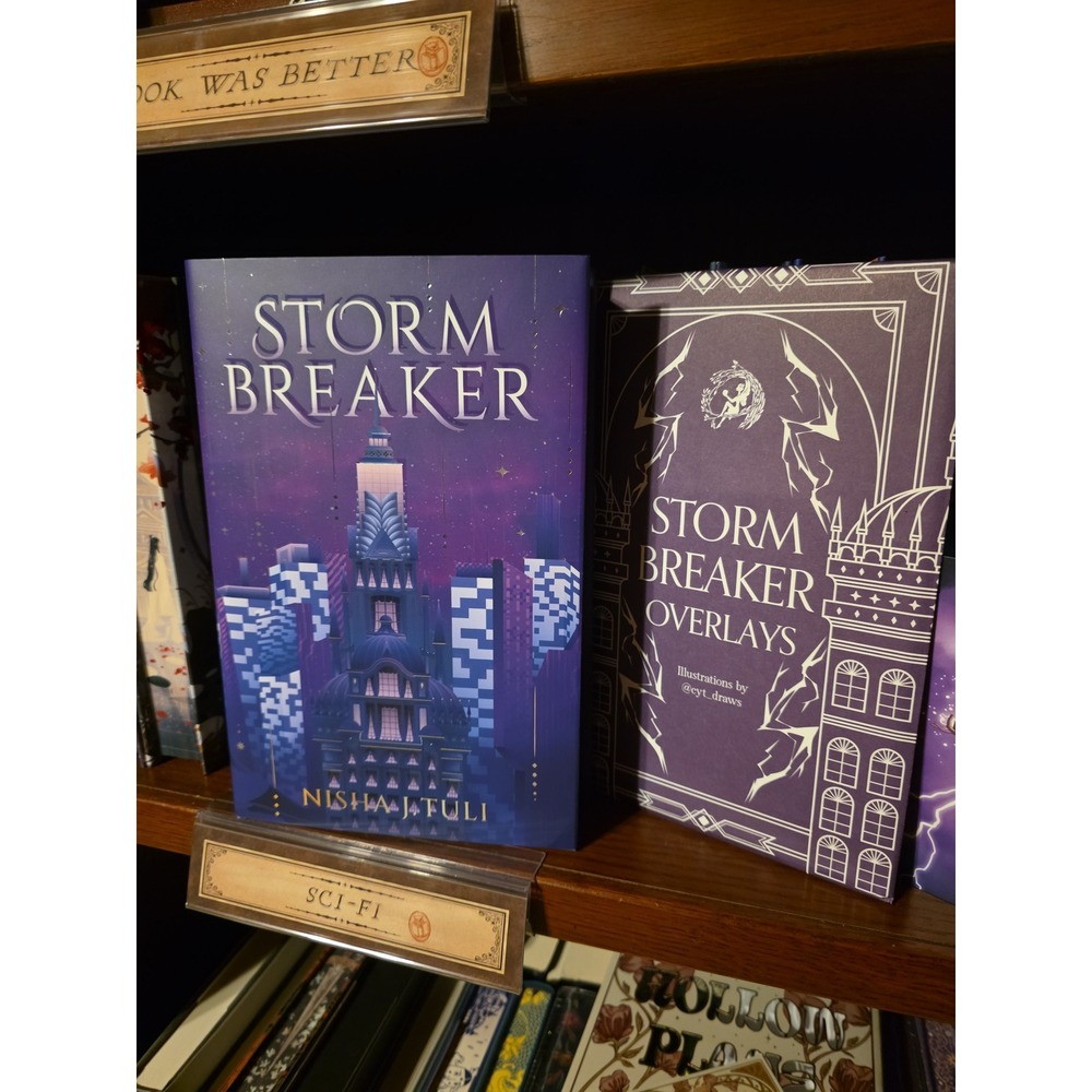 Storm Breaker and overlays by Nisha J. Tuli | Fairyloot YA‎ Exclusive Edition